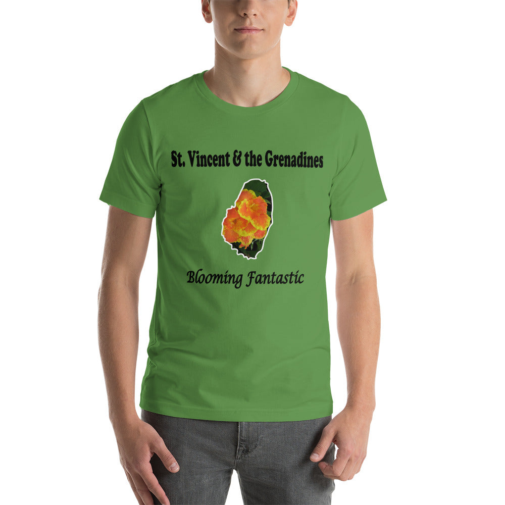 St. Vincent and the Grenadines Unisex t-shirt - Blooming Fantastic (b)