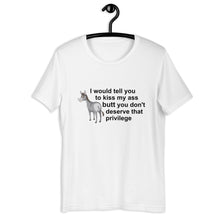 Load image into Gallery viewer, Kiss My Ass .....Short-Sleeve Unisex T-Shirt (white)
