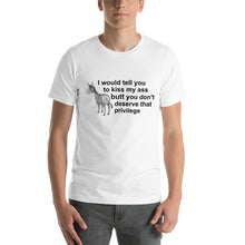 Load image into Gallery viewer, Kiss My Ass .....Short-Sleeve Unisex T-Shirt (white)
