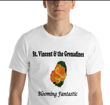 Load image into Gallery viewer, St. Vincent and the Grenadines Unisex t-shirt - Blooming Fantastic (b)
