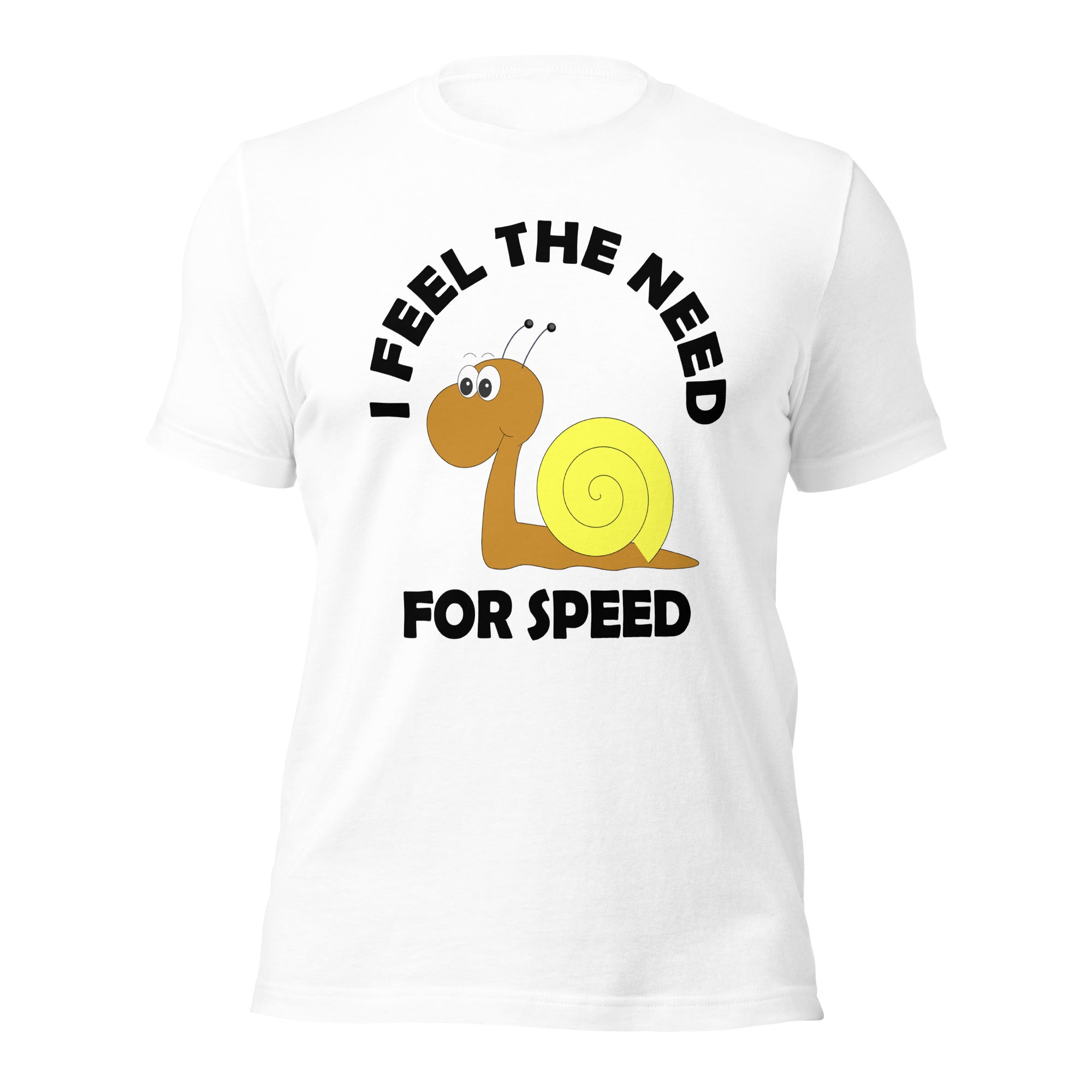 Snail's Need For Speed Unisex t-shirt