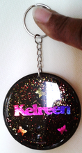 Load image into Gallery viewer, Volcanic Ash Keychain/Bag Ornament - Personalized With Your Name or Special Word
