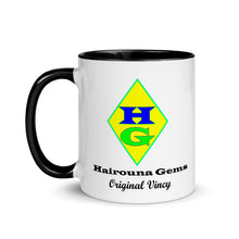 Load image into Gallery viewer, Hairouna Gems Mug with Color Inside (Right hand)

