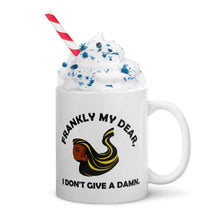 Load image into Gallery viewer, Frankly My Dear, I Don&#39;t Give A Damn, white glossy mug
