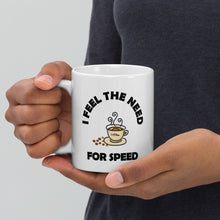 Load image into Gallery viewer, Need For Speed, White glossy coffee mug
