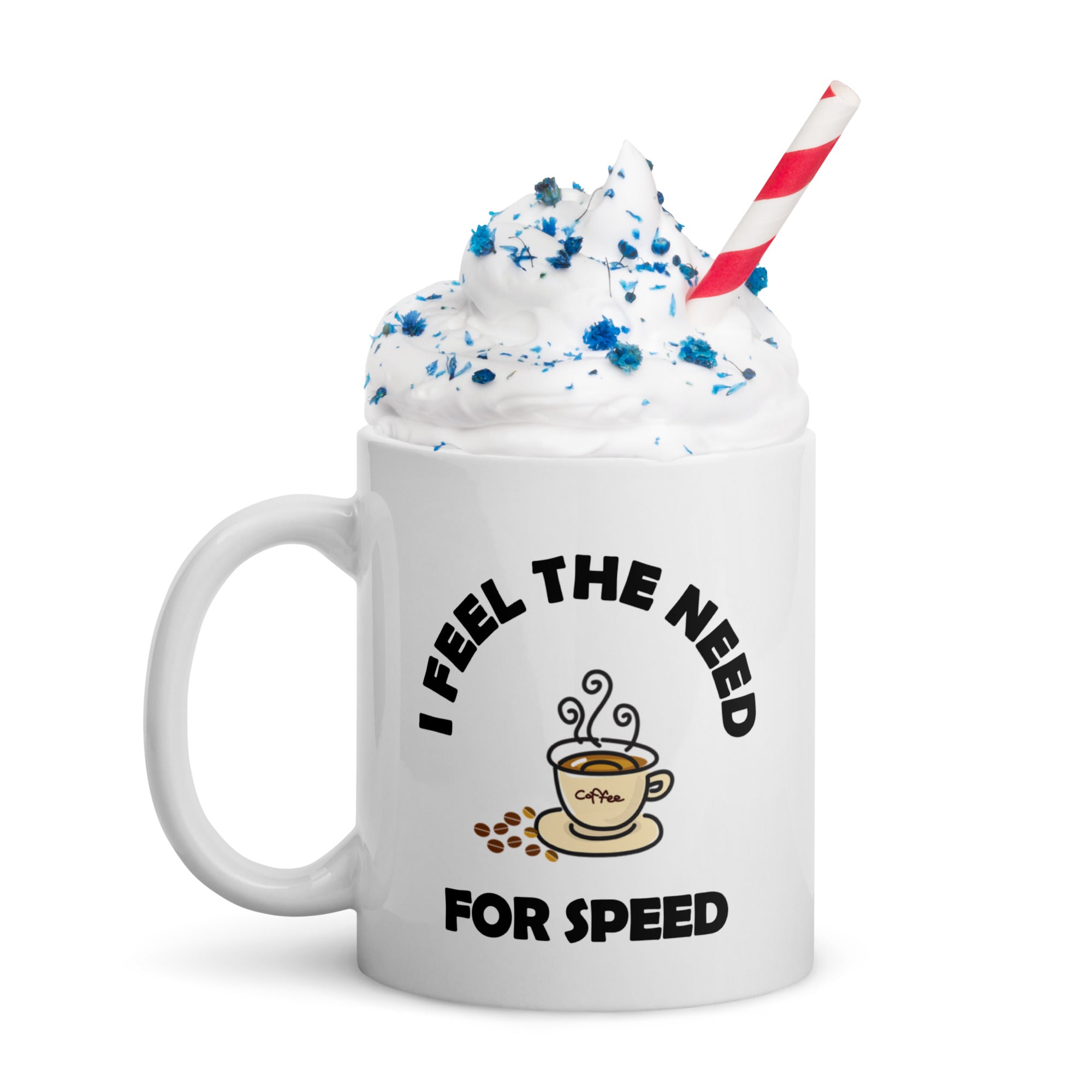 Need For Speed, White glossy coffee mug